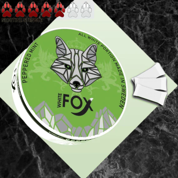White Fox Snus- Peppered Mint